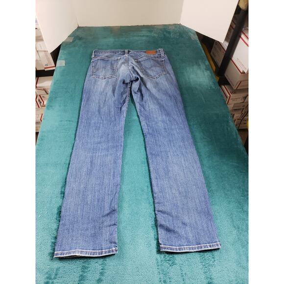 Lucky Brand Jeans Size 2 Womens Blue Stretch Medium Wash Mid Rise Sweet Straight - Picture 10 of 13